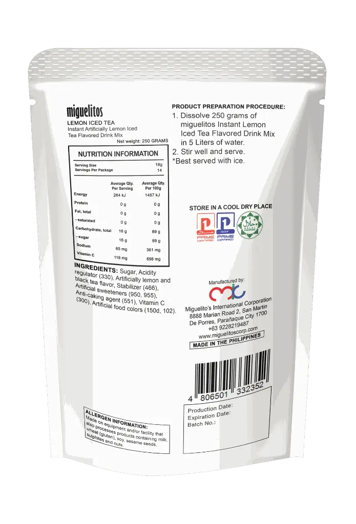 LEMON ICED TEA BLEND 250g BACK.webp