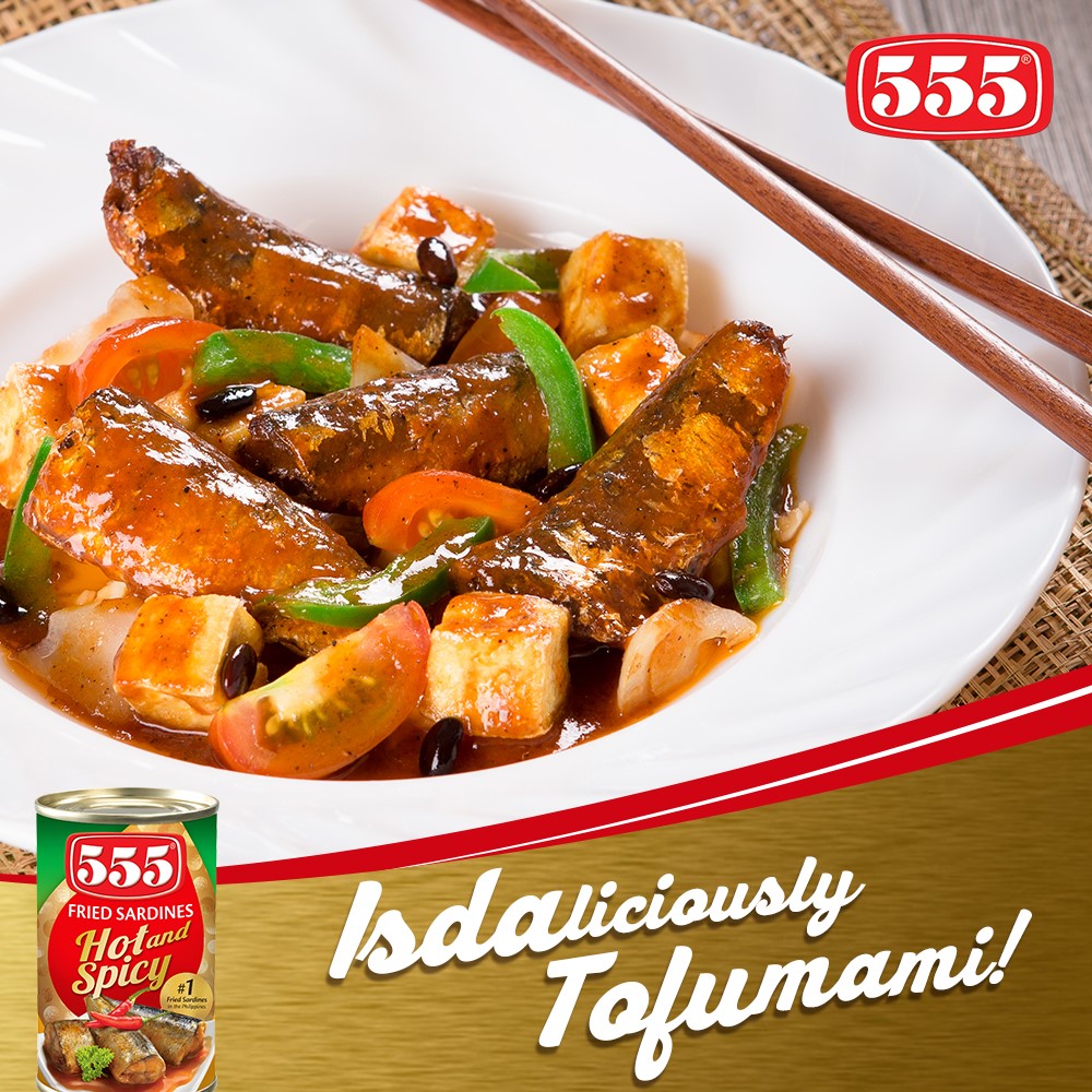 555 Fried Sardines Hot & Spicy 100x155g