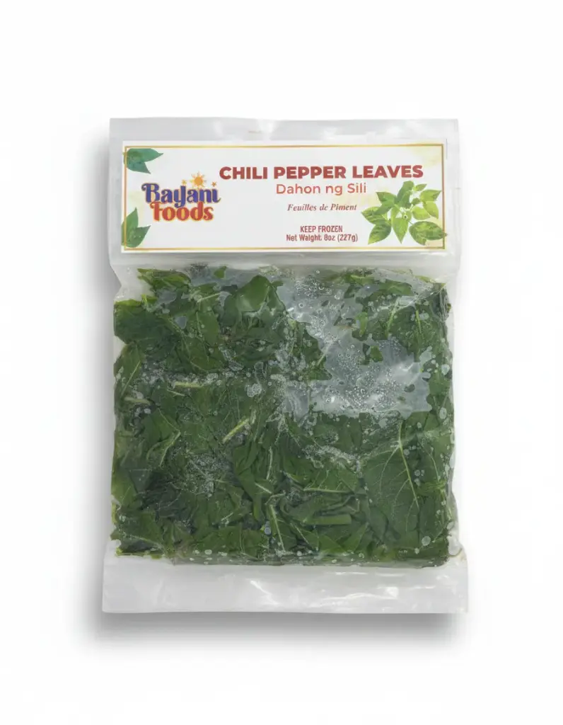 FROZEN Bayani Foods Chili Pepper Leaves 20x227g 
