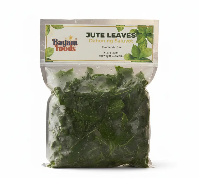 FROZEN Bayani Foods Jute Leaves 20x227g