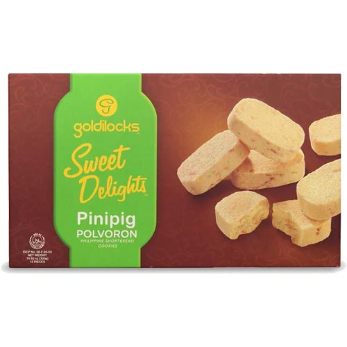 Goldilocks Polvoron Pinipig 10x(12x25g) ***Back In Stock***