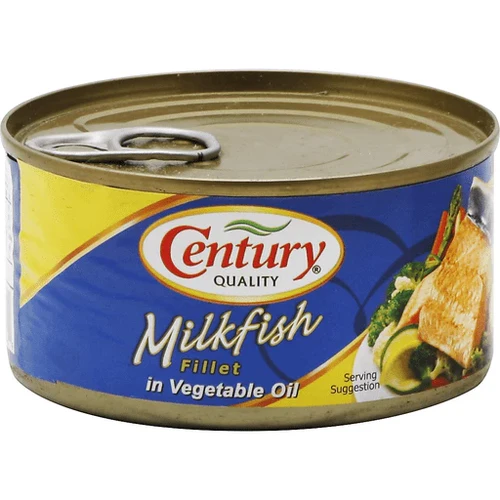 Century Bangus (Milkfish) Fillet in Vegetable Oil 48x184g