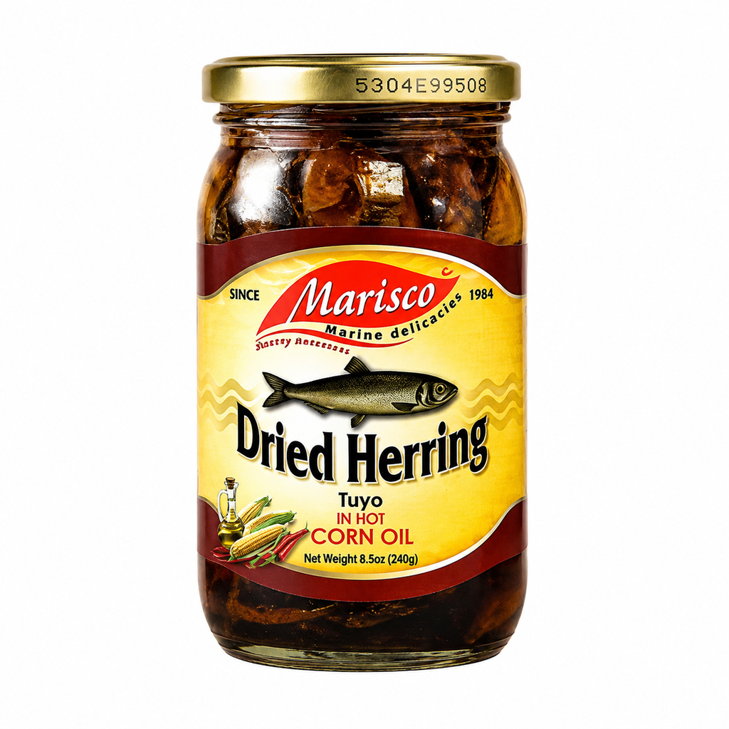 Marisco Dried Herring (Tuyo) in Hot Corn Oil 24x240g