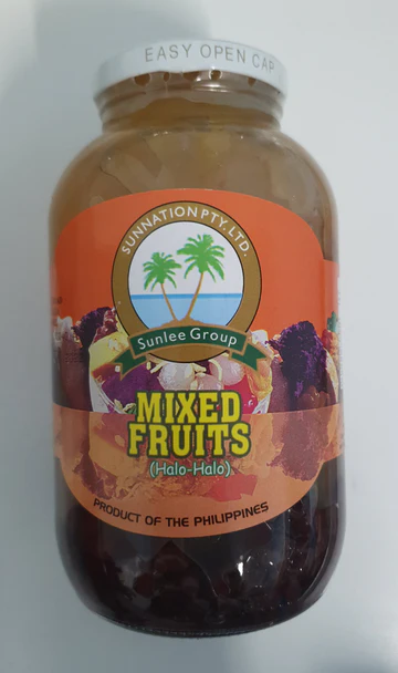 Sunnation Mixed Fruits & Beans (Halo Halo) 12x907g