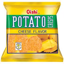 Oishi Potato Crisps Cheese Flavor 50 x 50g