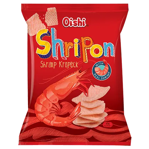 Oishi Shripon (Shrimp Kropeck) 15 x 65g ***New Product***