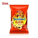 Oishi Spicy Seafood Curls Shrimp Flavor 30 x 90g