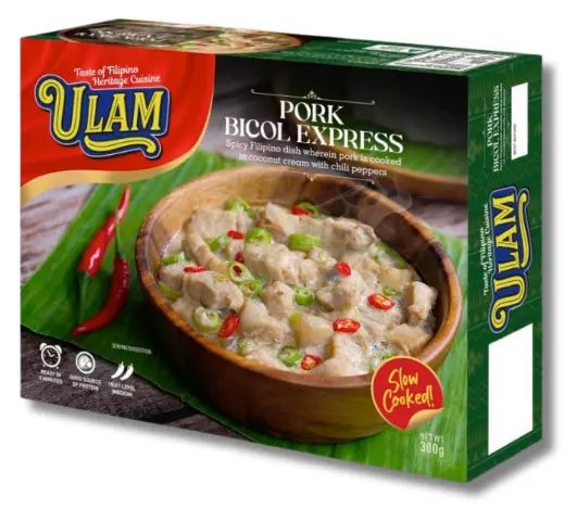 FROZEN ULAM Pork Bicol Express 6x300g (Retail Pack) ***Introductory Price***
