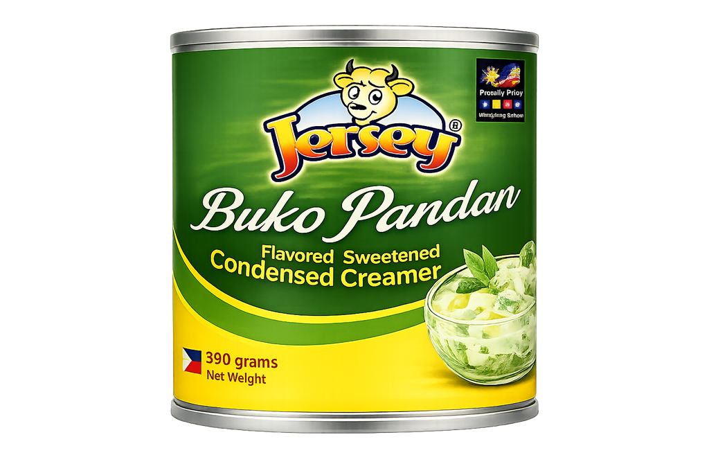 Jersey Sweetened Condensed Creamer Buko Pandan 48x390g ***New Product***