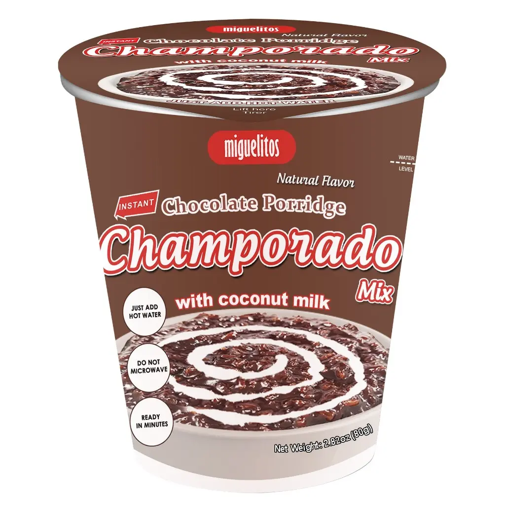 Miguelitos Instant Chocolate Champorado Cup 12 x 80g
