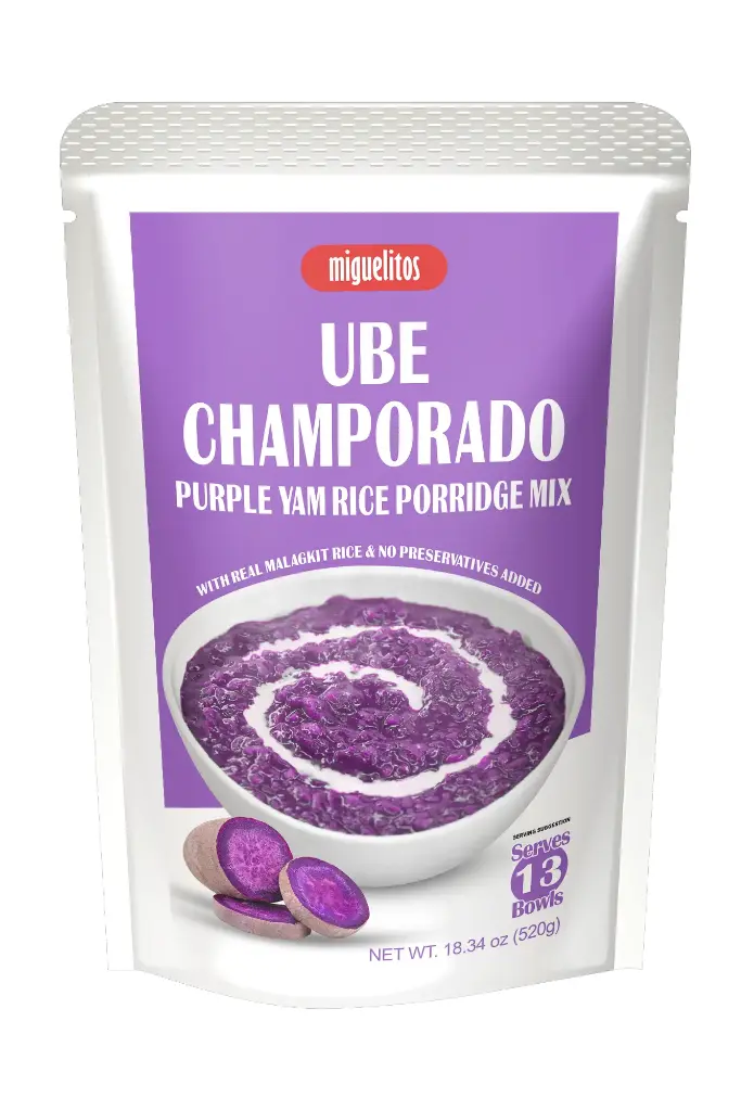 Miguelitos Ube Champorado Pack 12x520g ***New Product*** 
