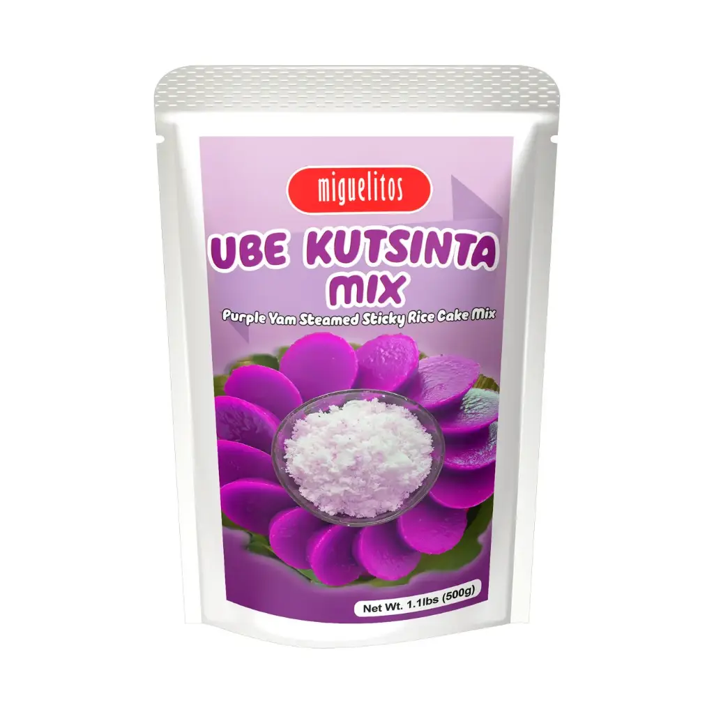Miguelitos Ube Kutsinta Mix (Purple Yam Sticky Rice Cake) 12x500g ***New Product***