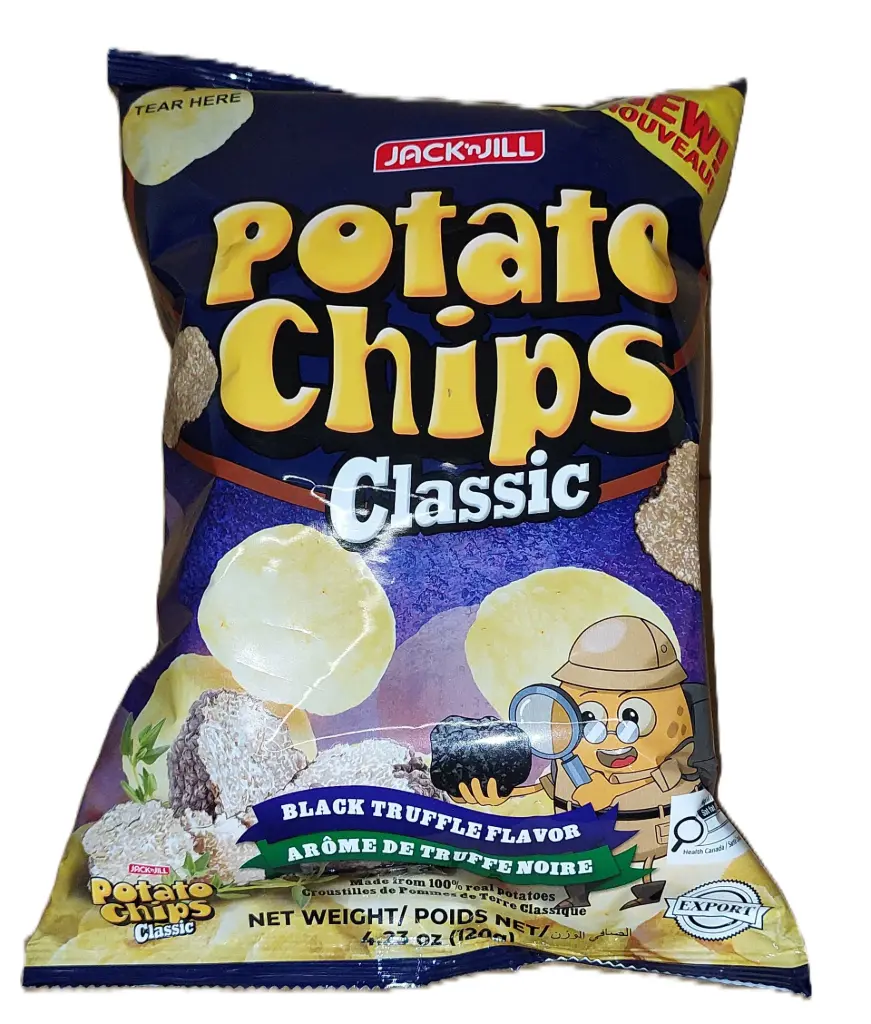 Jack 'n Jill (Chips) Potato Chips Black Truffle 18x120g ***New Product***