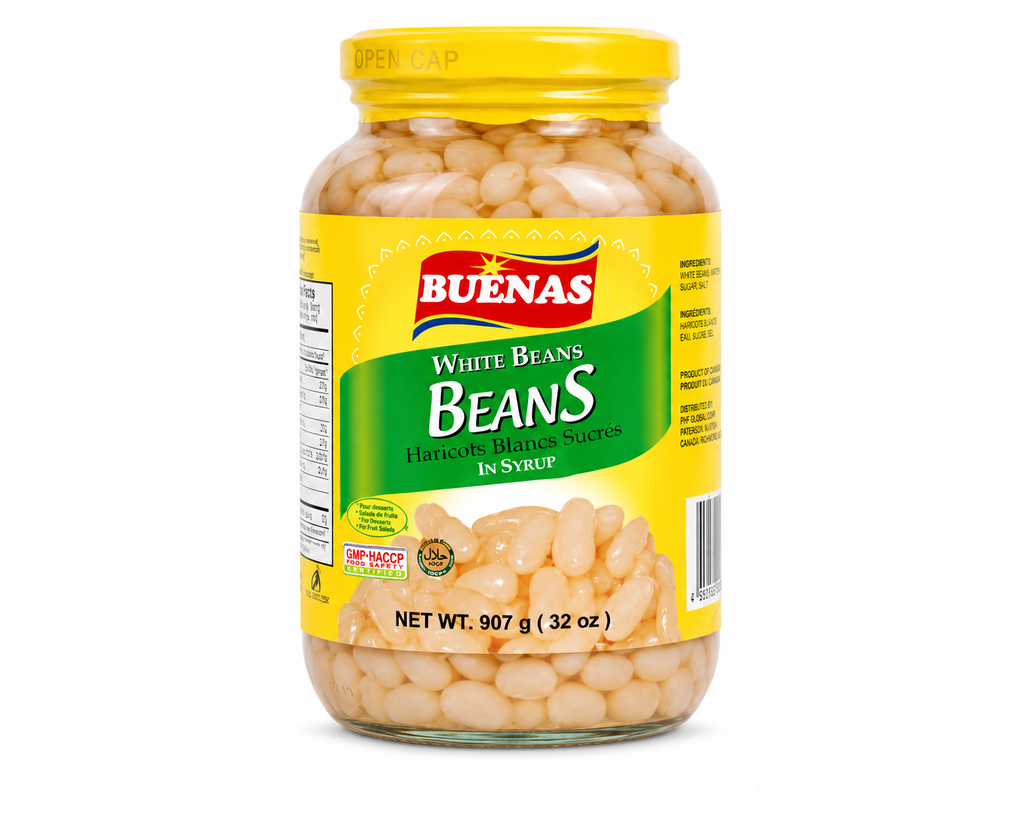 Buenas White Beans 12x907g (Large)  ***New Product***