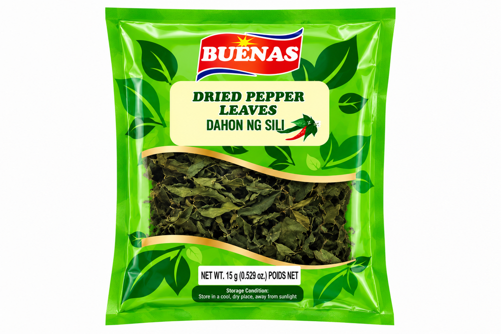Buenas Dried Pepper Leaves 20X15g ***New Product***