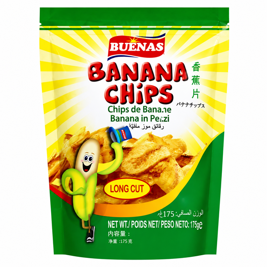 Buenas Banana Chips 20x175g ***New Product***