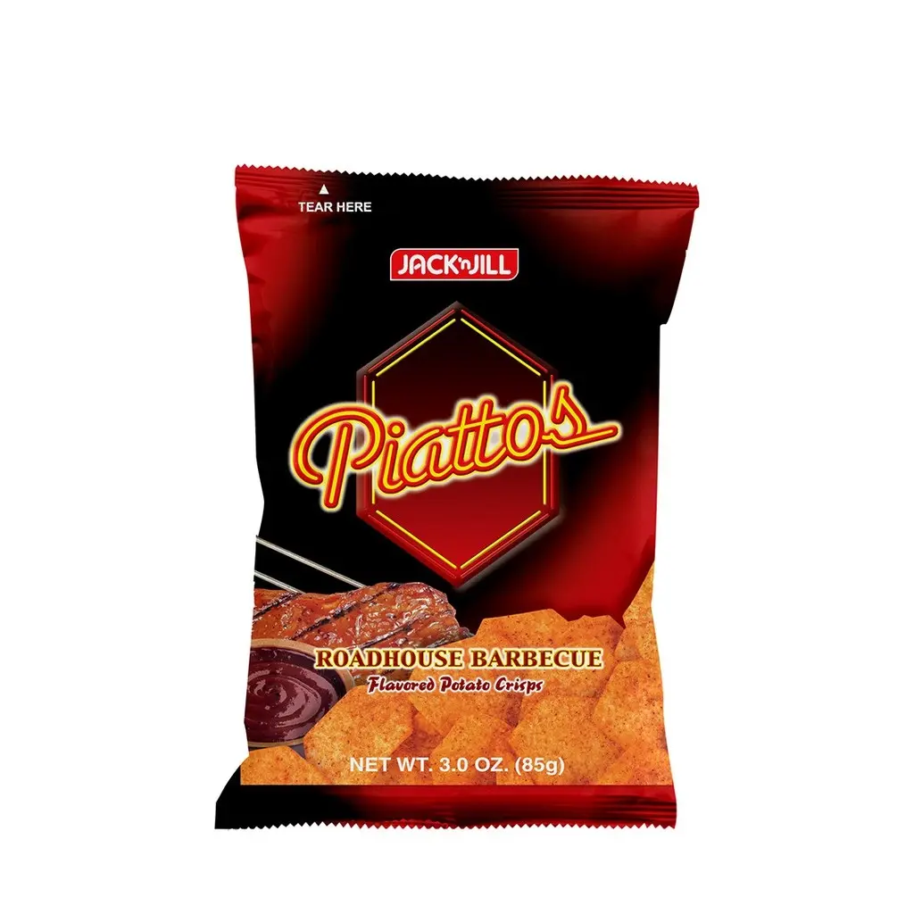 Jack 'n Jill (Chips) Piattos Roadhouse BBQ 50x85g ***New Product*** 