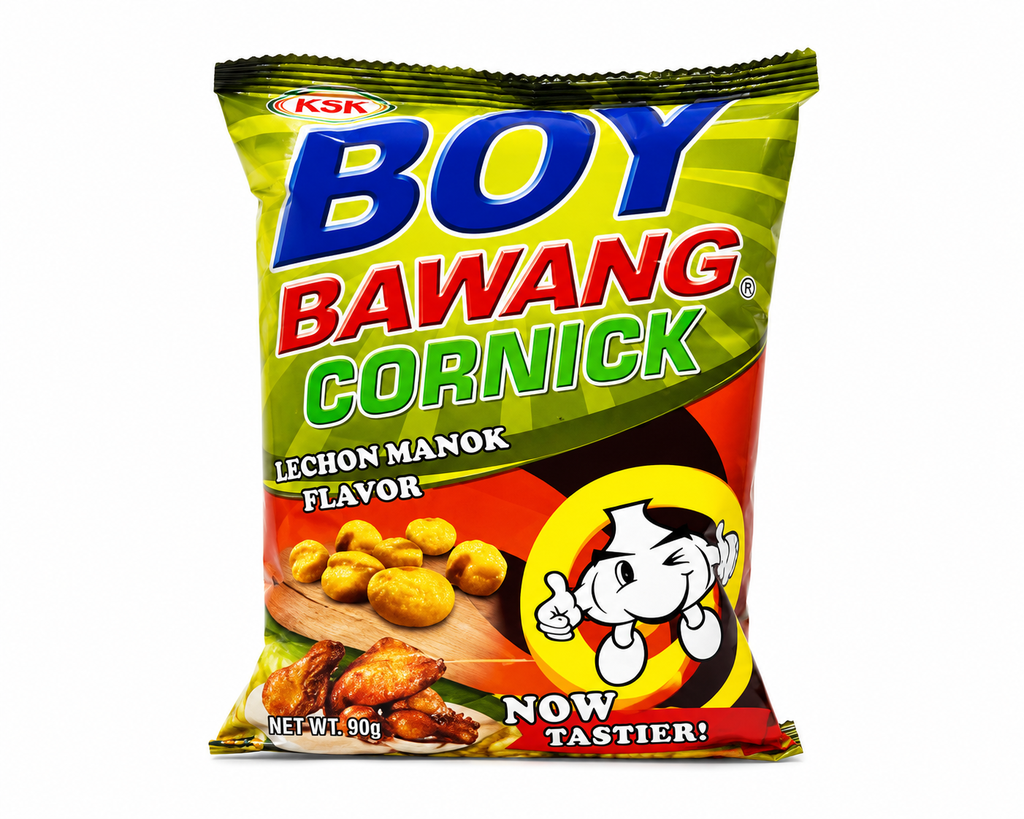 Boy Bawang Fried Corn Lechon Manok Flavor 40x90g ***New product***