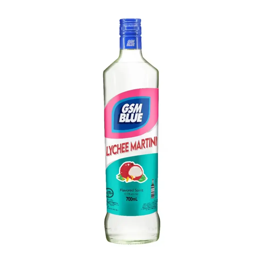 Ginebra San Miguel Blue Flavors - Lychee Martini (17.5%) 12x700ml ***New Product*** 