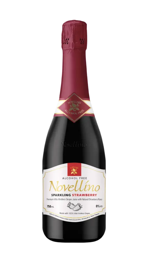 Novellino Sparkling Strawberry Alcohol Free (0%) 12x750ml ***New Product***