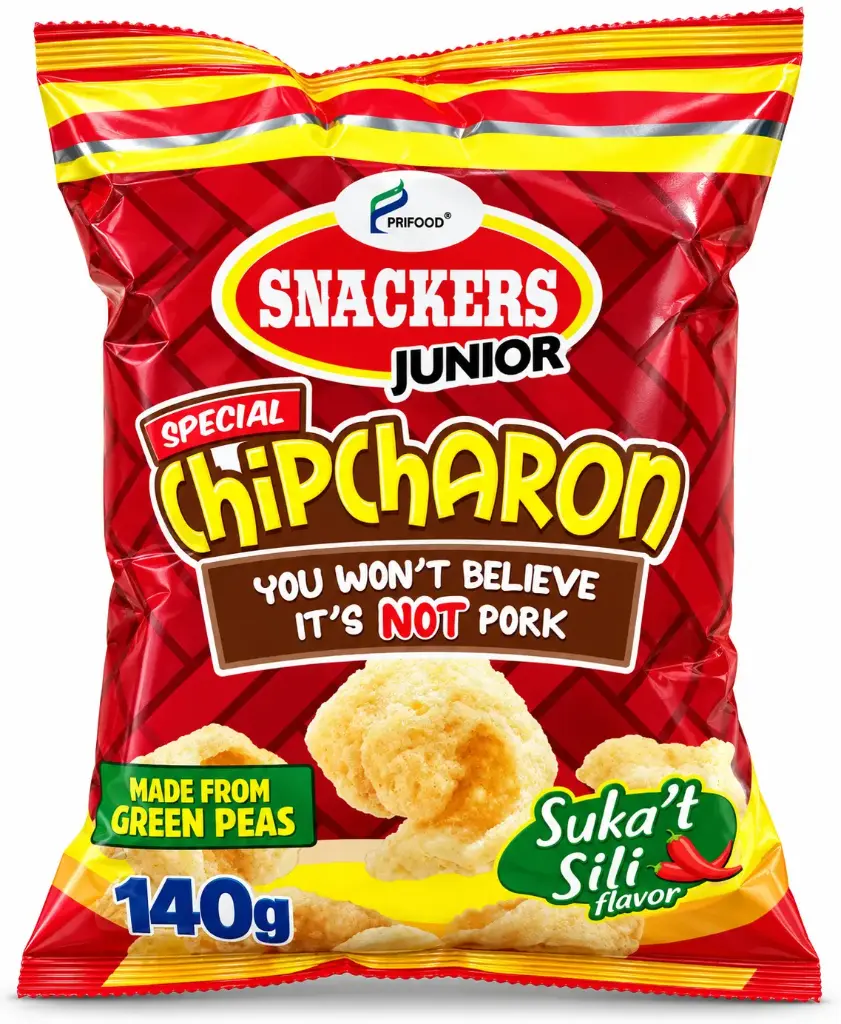 Snackers Chipcharon Suka't-Sili Flavor 24 x 140g ***New Product*** 