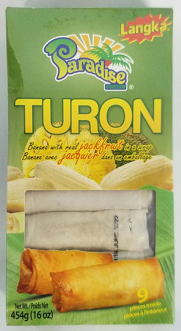 FROZEN Paradise Brand IQF Banana Turon with Jackfruit 20x454g 