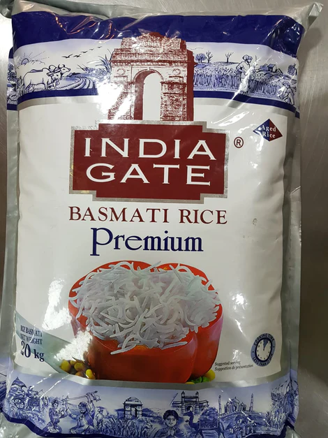 India Gate Premium Basmati Rice 20kg (Large)