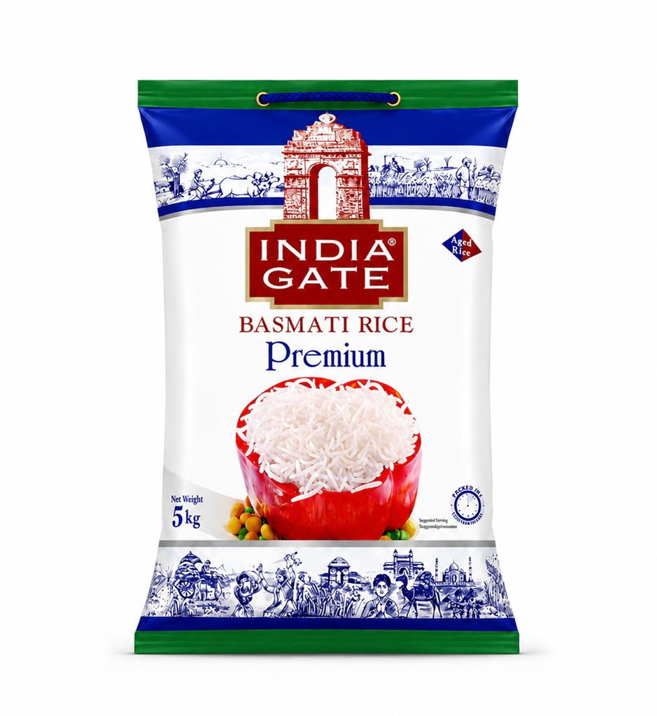 India Gate Premium Basmati Rice 4x5kg (Small)