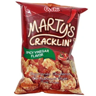 Oishi Marty's Cracklin Spicy Vinegar 30x90g
