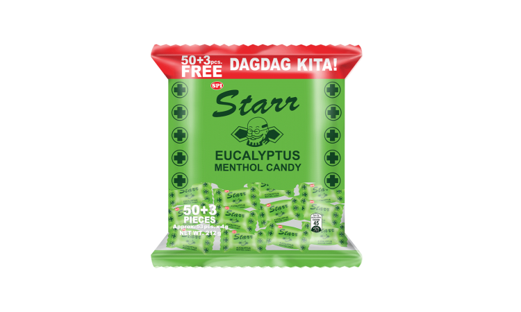 Starr Eucalyptus Menthol Candy 60x(53x4g)