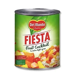 Del Monte (Cans) Fiesta Fruit Cocktail in Extra Light Syrup 6x3.033kg (Large)  ***Back In Stock***