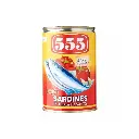 555 Sardines in Tomato Sauce with Chili 48x425g (Large) ***Back In Stock***