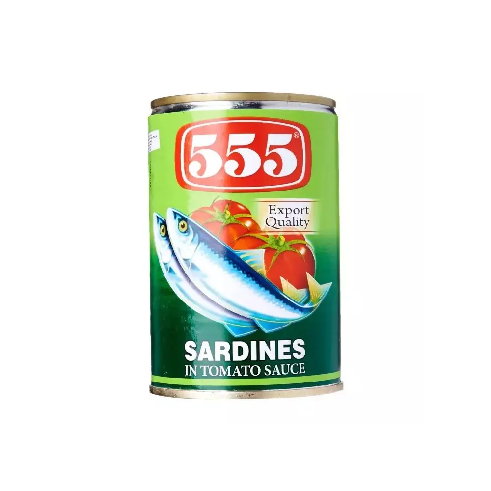 555 Sardines in Tomato Sauce 48x425g (Large) ***Back In Stock***
