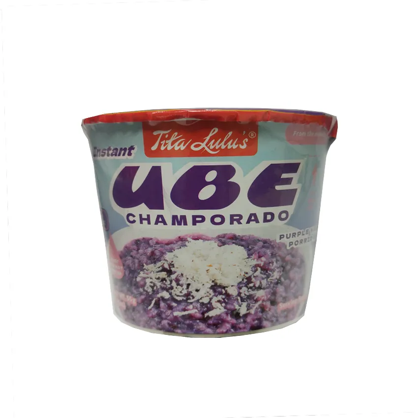 Tita Lulu's Instant Ube Champorado Cup 15x(3x55g) ***Back In Stock***