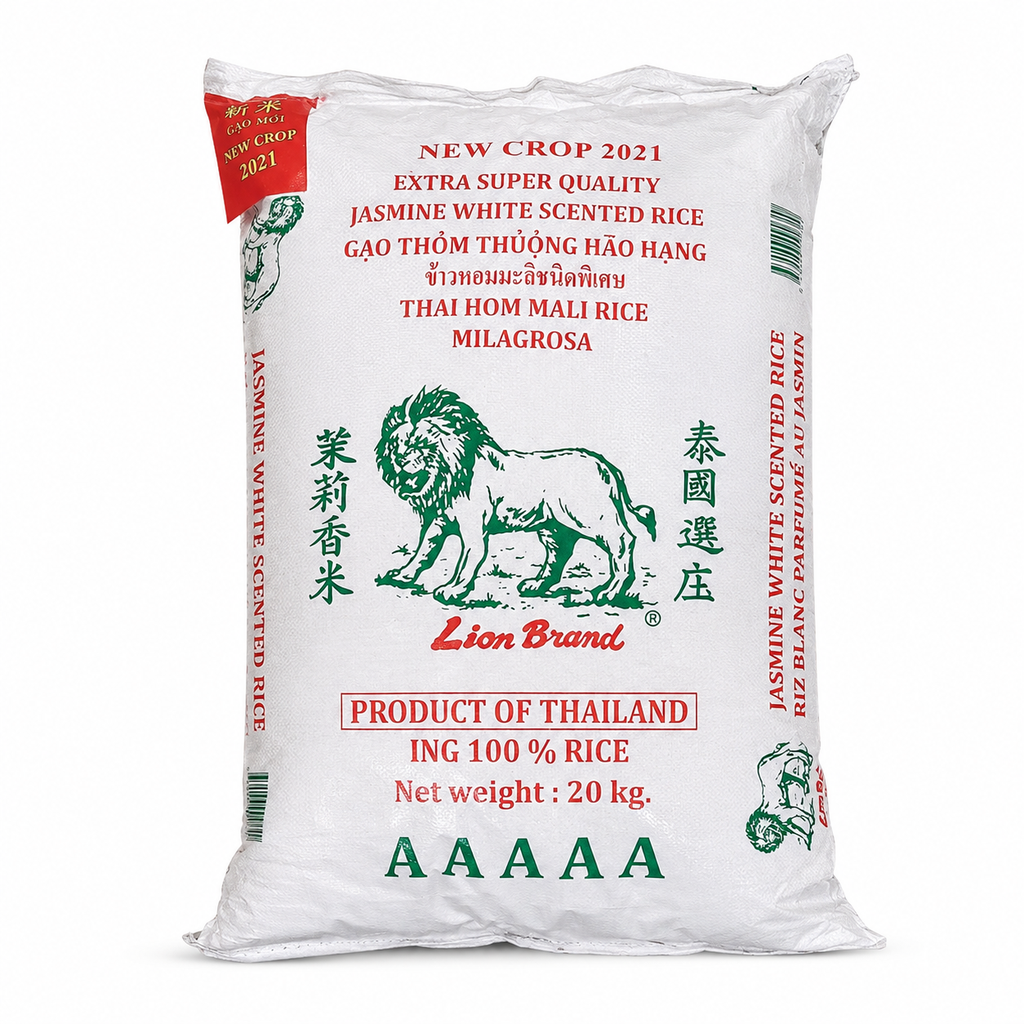 Lion Jasmine Rice (New Crop) 20kg