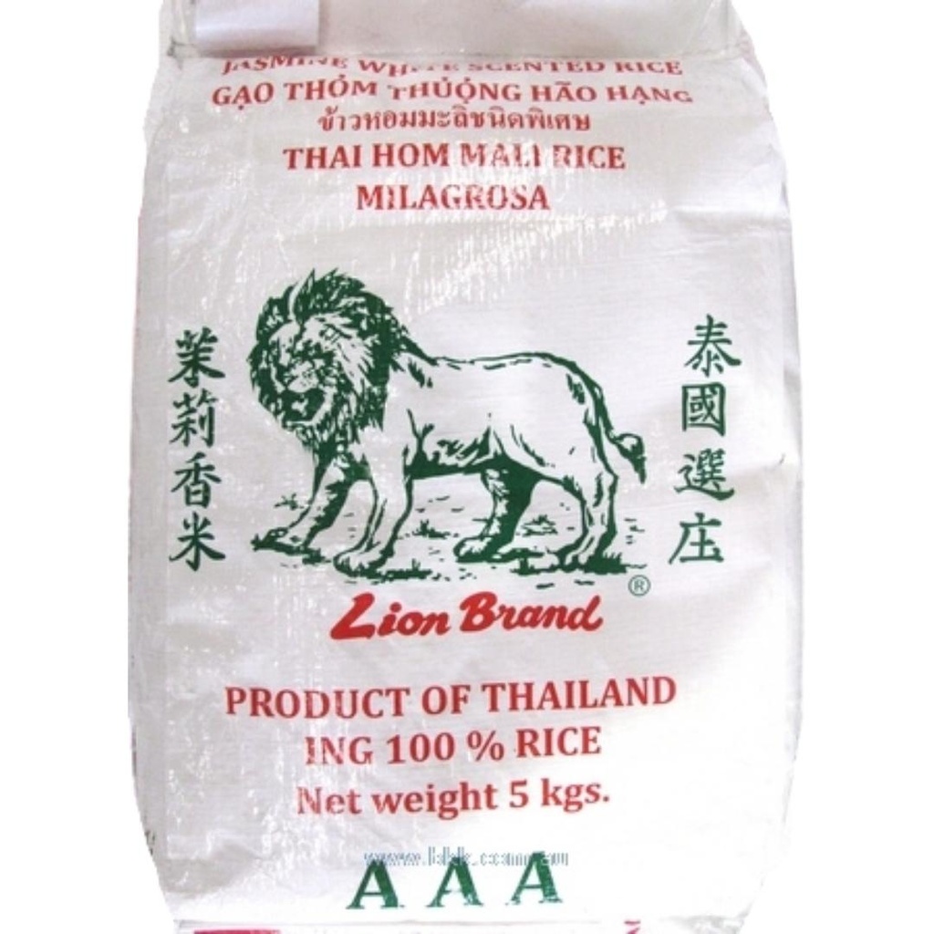Lion Jasmine Rice 5x5kg