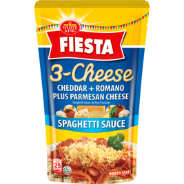 White King Fiesta Spaghetti Sauce 3 Cheese 12x900g