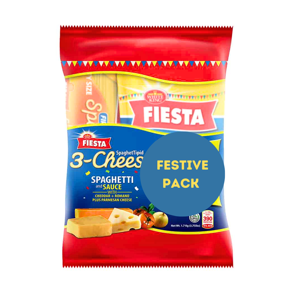 White King Fiesta Spaghettipid 3 Cheese 1x10bundles 