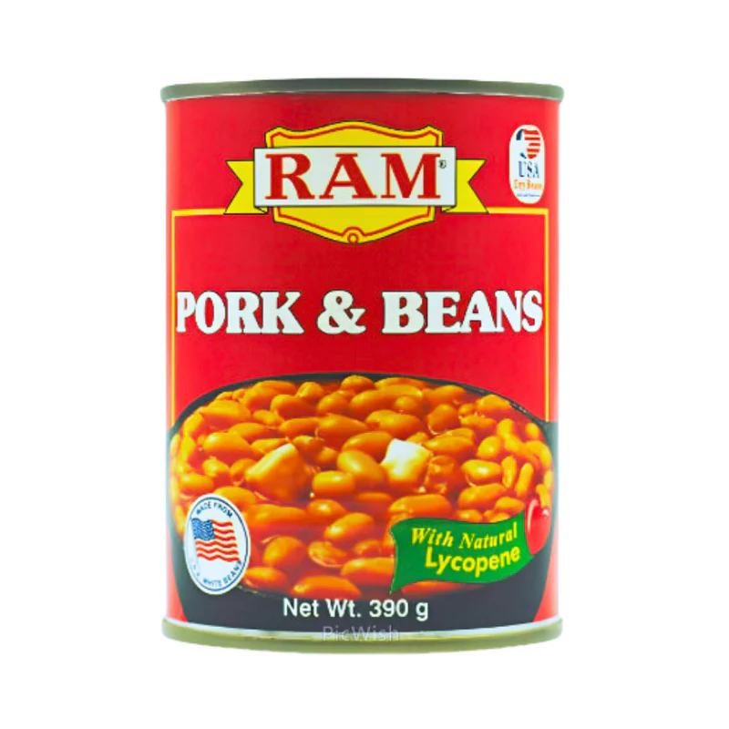 Ram Pork & Beans 24x390g 