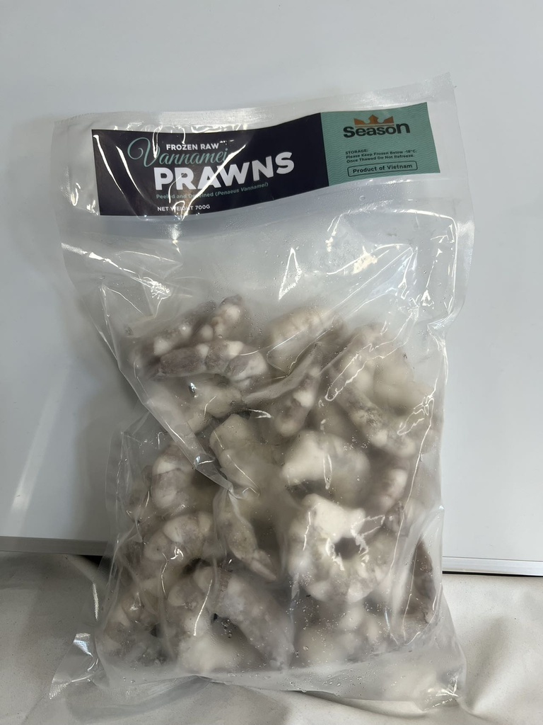 FROZEN Season Raw Vannamei Prawns PD 31/35 10x700g