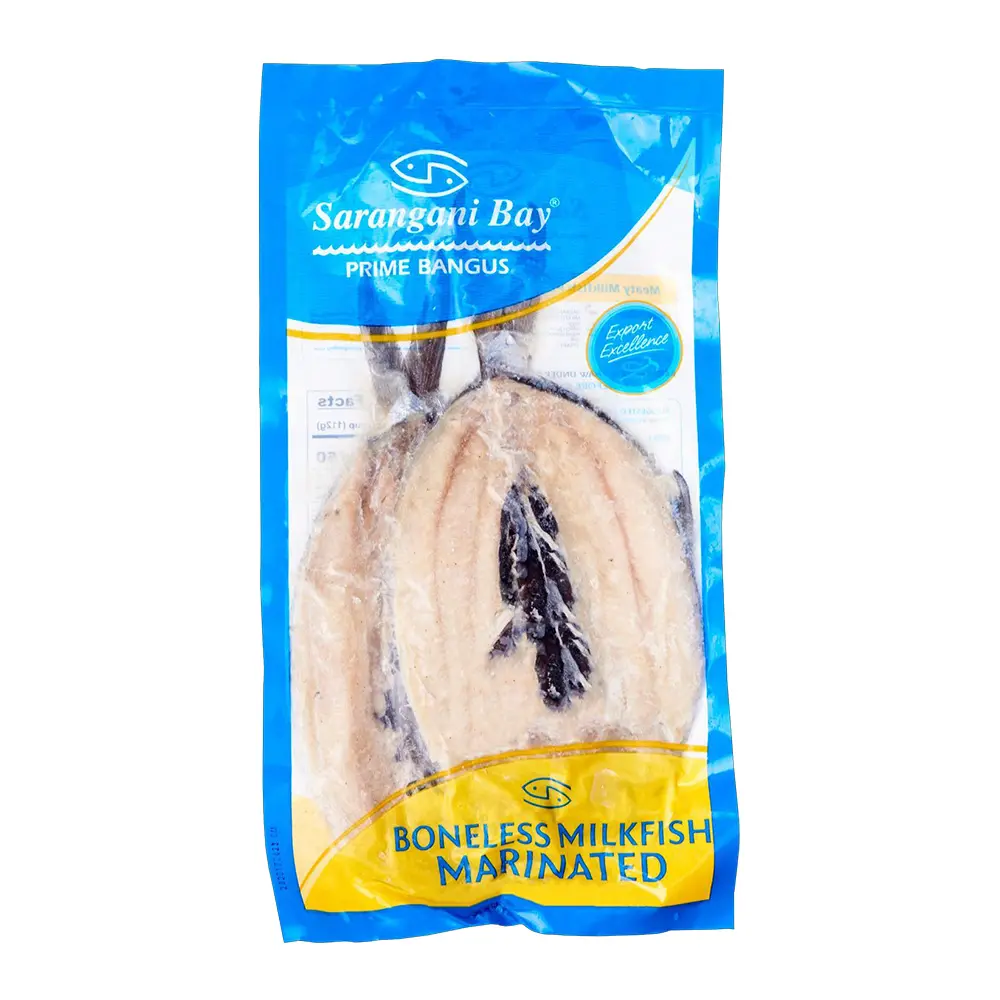 FROZEN Sarangani Bay (FDMM) Fresh Deboned Marinated Milkfish Bangus (Single) 18x340-440g