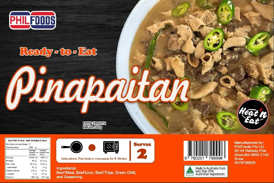 FROZEN PhilFoods Ready-to-Eat Pinapaitan 30x350g
