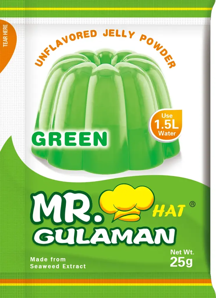 Mr. Hat Gulaman Powder Green 10x(10x25g) 