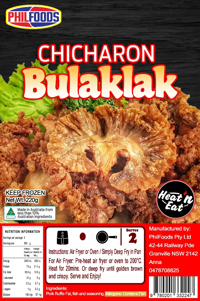 FROZEN PhilFoods Chicharon Bulaklak 30x220g 