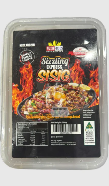 FROZEN PhilFoods Ready-to-Eat Sizzling Sisig 30x300g