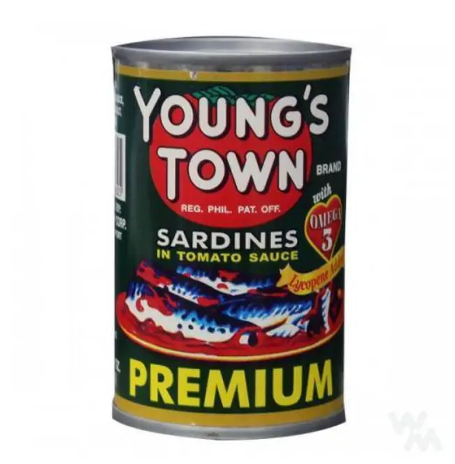 Young's Town Sardines (Green) 100x155g (Small) ***Back In Stock***