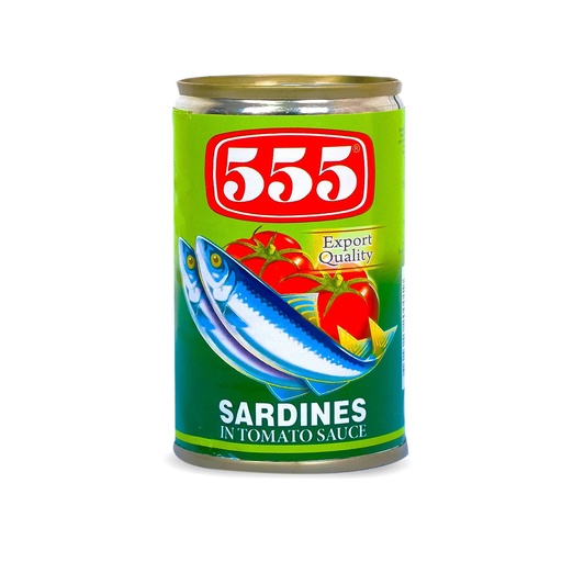 555 Sardines in Tomato Sauce 50x155g (Small) ***Back In Stock***