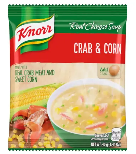Knorr Crab & Corn Soup 60x55g ***Final Sale – 30% OFF***