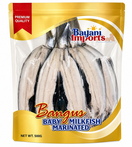 FROZEN Bayani Foods Milkfish (Bangus) Baby Marinated (BM) 30x500g (4 Pieces) 