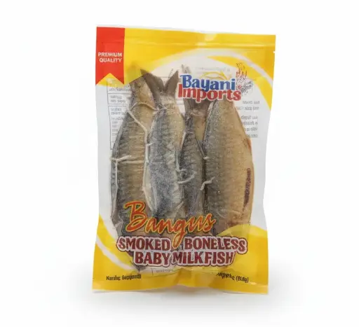 [BAY-SMB-029] FROZEN Bayani Foods Milkfish (Bangus) Smoked Boneless Baby (SMB) 30x500g (4 Pieces)